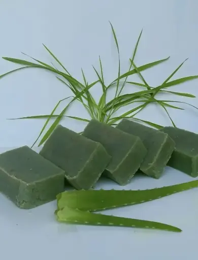Aloe & Neem Handmade Herbal Soap.